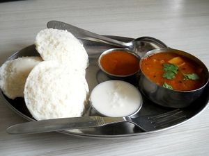 Idli at Rameshwaram - New Rd in Kathmandu