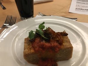 Polenta - annual vegan beer dinner at Phantom Canyon Brewing Company in Colorado Springs