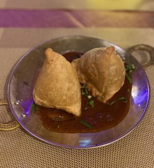 Samosas   at India Express in Berlin