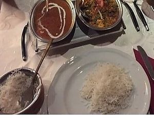 Leckeres indisches Abendessen at India Express in Berlin