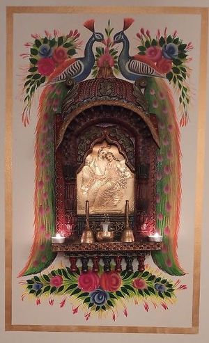 Indisches Dekor
 at India Express in Berlin