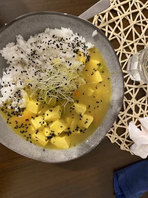 Thai yellow curry   at Alanda in Banska Bystrica