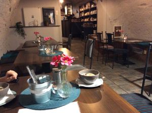 seating area at Alanda in Banska Bystrica