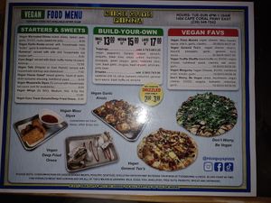 Vegan Menu at Nice Guys Pizza and Beer in Cape Coral