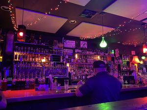 Fully stocked bar  at Nice Guys Pizza and Beer in Cape Coral