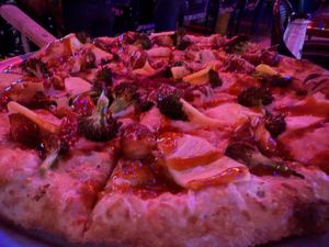 general tsao’s unchicken pizza  at Nice Guys Pizza and Beer in Cape Coral