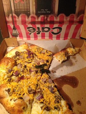 Truffle shuffle vegan pizza  at Nice Guys Pizza and Beer in Cape Coral