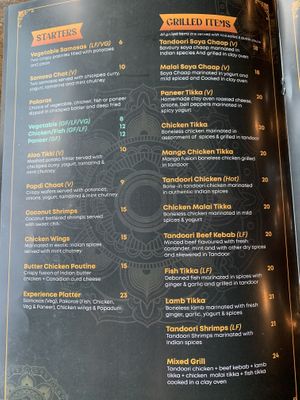 VG steht für vegan   at Indian Kitchen in Golden