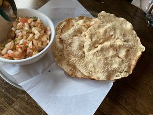 Pappadams   at Indian Kitchen in Golden