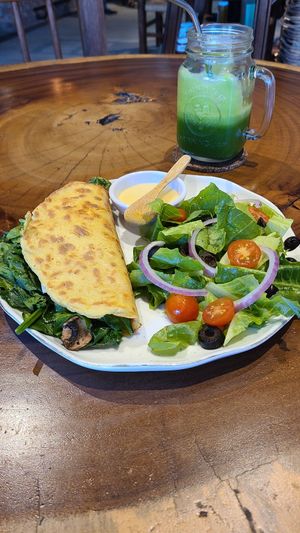 Tofu Omelette at The Green Place in Puerto Vallarta
