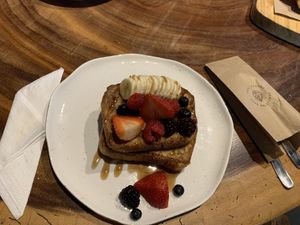 French toast  at The Green Place in Puerto Vallarta