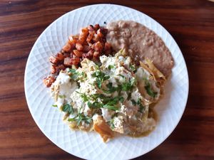 Кукурузные чипсы at The Green Place in Puerto Vallarta