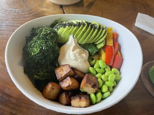 Buddha bowl at The Green Place in Puerto Vallarta