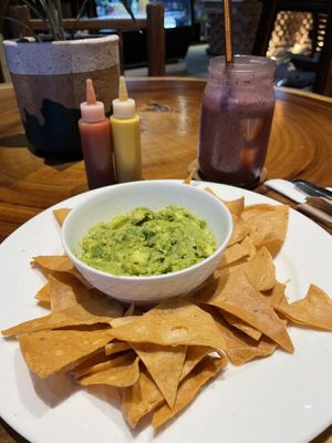 Guacamole and chips at The Green Place in Puerto Vallarta