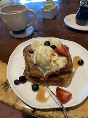 French toast  at The Green Place in Puerto Vallarta