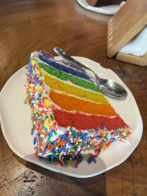 Pride Vanilla Cake  at The Green Place in Puerto Vallarta