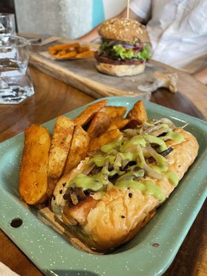 Hot Dog  at The Green Place in Puerto Vallarta