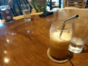 Smoothie & tea frappe at The Green Place in Puerto Vallarta