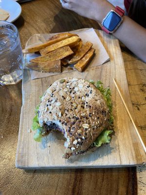 Chicago Burger at The Green Place in Puerto Vallarta