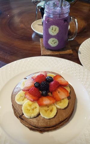 Chocolate pancakes at The Green Place in Puerto Vallarta
