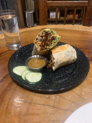 Favorite Burrito at The Green Place in Puerto Vallarta