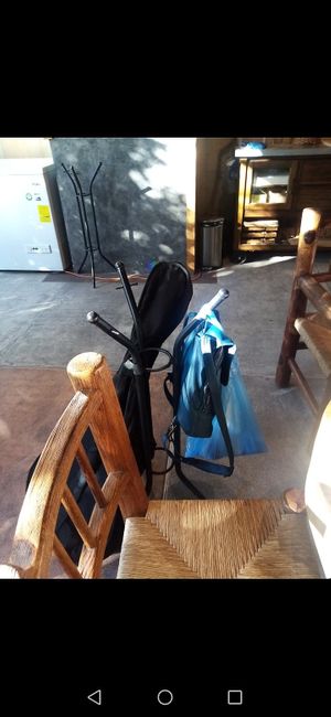 How cool is this? Bag stand at The Green Place in Puerto Vallarta