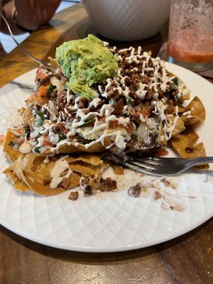 Nachos - amazing at The Green Place in Puerto Vallarta