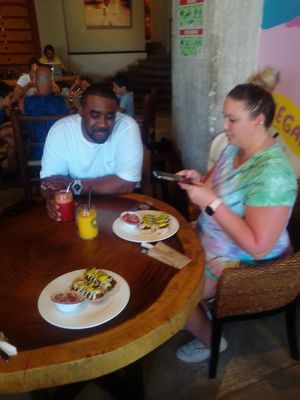 My latest tour clients:) at The Green Place in Puerto Vallarta