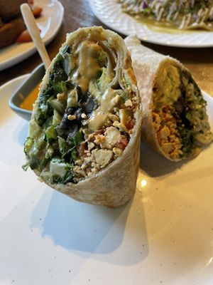 Tofu burrito   at The Green Place in Puerto Vallarta