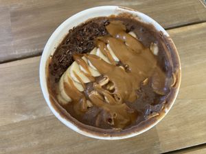 Chunky Monkey Smoothie Bowl  at The Green Place in Puerto Vallarta