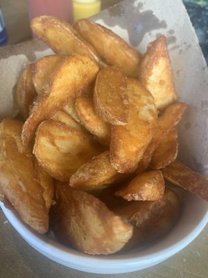 Potato wedges   at The Green Place in Puerto Vallarta