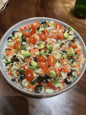 Quinoa salad   at The Green Place in Puerto Vallarta