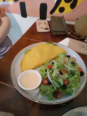 Omelette at The Green Place in Puerto Vallarta