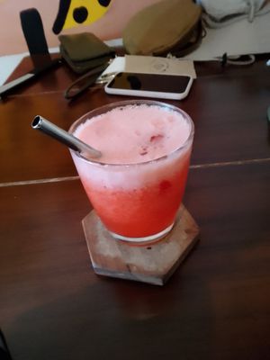 Pink Lemonade at The Green Place in Puerto Vallarta