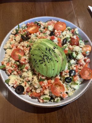 Mediterranean Quinoa Salad   at The Green Place in Puerto Vallarta