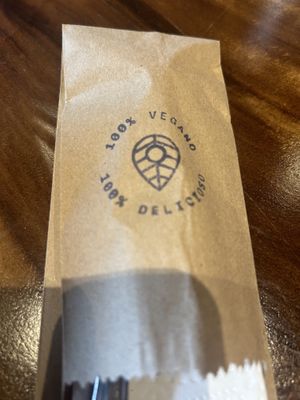 Such cute cutlery holders   at The Green Place in Puerto Vallarta