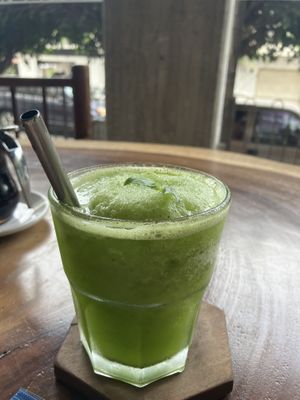 Basil lemonadee  at The Green Place in Puerto Vallarta