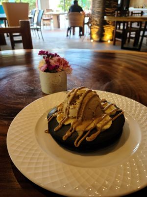 Black Swan Pancakes - DELICIOSA!! at The Green Place in Puerto Vallarta