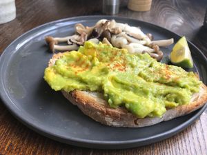 Avocado toast  at Lifted Coffee & Brunch in Hanoi