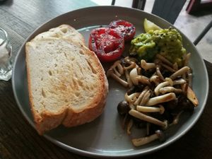 skinny brunch - vegan option at Lifted Coffee & Brunch in Hanoi