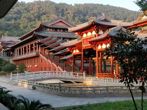 Temple at WuGuanTang WanYuanZhai in Fuzhou
