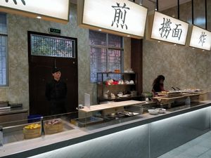 Noodles and rice station at WuGuanTang WanYuanZhai in Fuzhou