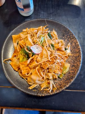 Noodles with tofu and peanut sauce at miss mai in Dortmund