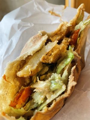 Tofu Madagaskar Sandwich  at Nil - Grünbergerstr. in Berlin