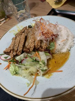 Vegan curry with “duck"  at Co Chu in Berlin