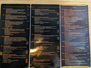 Menu of Co Chu. at Co Chu in Berlin