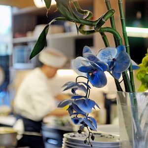 Open kitchen at Co Chu in Berlin