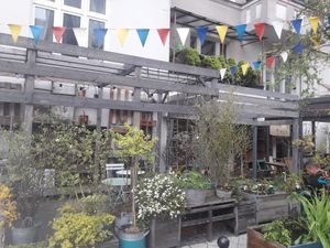 Outside 1 at Geranium Caffe in Poznan