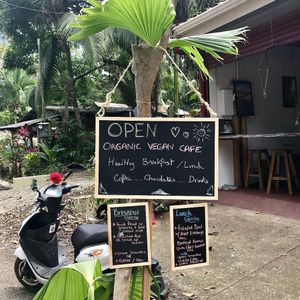 Open Mon - Fri 8am-3pm, Saturday closed, Sunday special brunch 10am-3pm local guest vegan chef and live music.  at Mandala Cafe in Puerto Viejo De Talamanca
