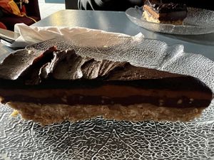 Chocolate torte (half of the portion)   at Phoenix Plant Based Eatery in Prescot